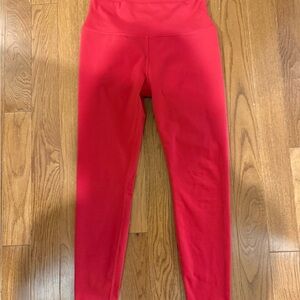 ALO Vibrant Red High-Waisted Leggings